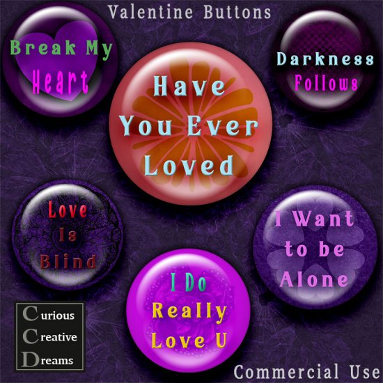Valentine Button CU - Click Image to Close
