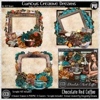 Chocolate And Coffee Cluster Frames