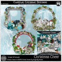 Christmas Cheer Cluster Frames